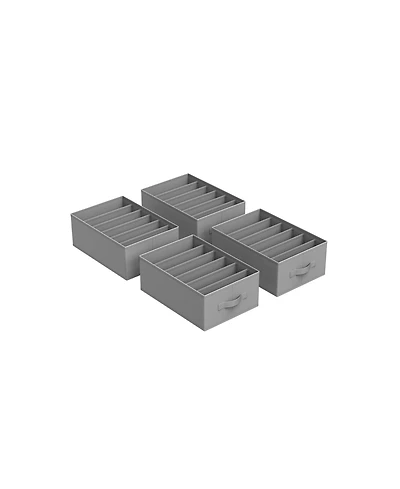 6-Grid Wardrobe Clothes Organizer for Neat and Space-Saving Storage