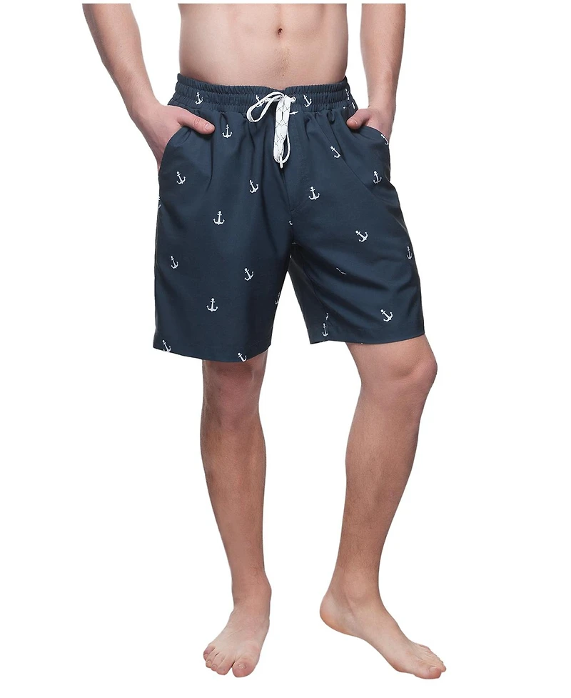 Rokka&Rolla Men's 7" Compression Liner Stretch Swim Trunks Upf 50+