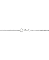 Delicate Box Chain 20" Strand Necklace (2/3mm) in 14k White Gold