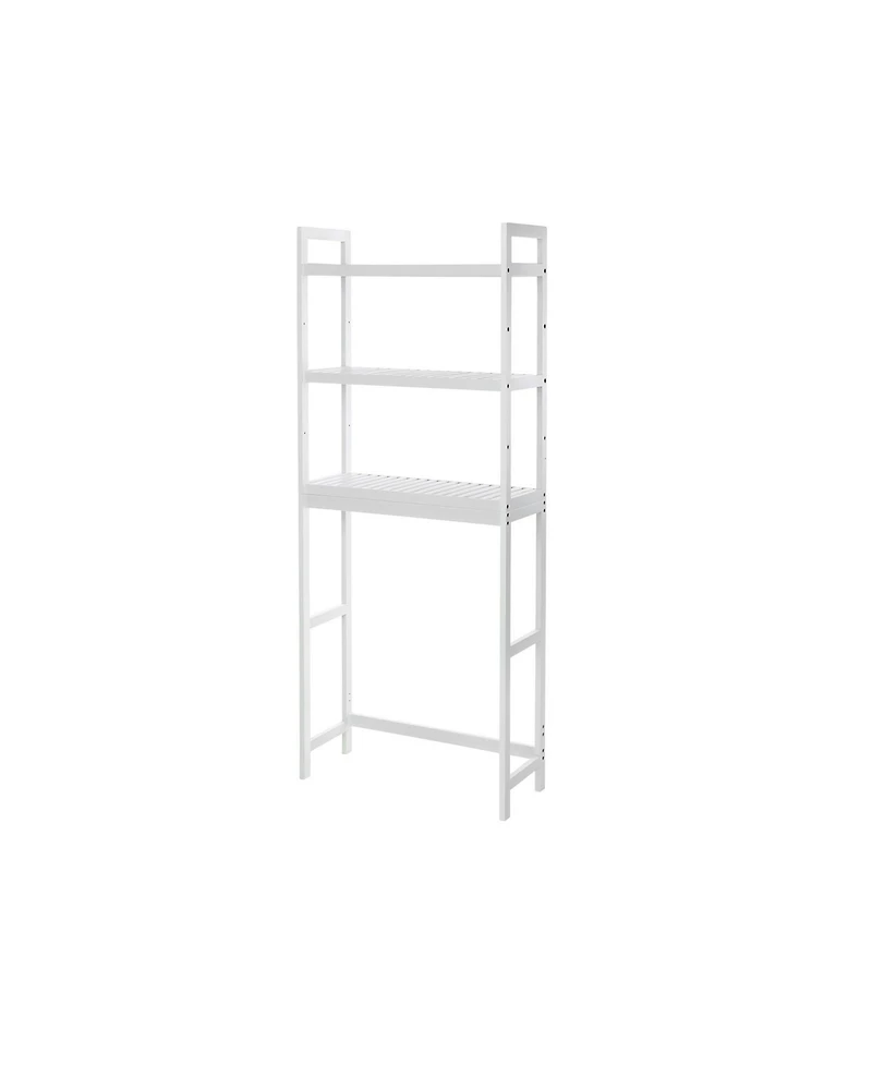 Slickblue Wicker Over-the-toilet Storage, 3-tier Bathroom Organizer