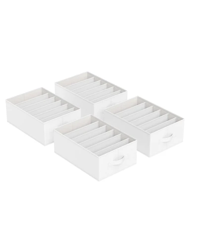 6-Grid Wardrobe Clothes Organizer for Neat and Space-Saving Storage