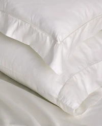 Sferra Fiona Sateen Cotton Flat Sheet, Full/Queen