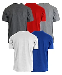 Blue Ice Men's Short Sleeve V-Neck Tee-5 Pack