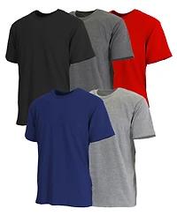 Blue Ice Men's Short Sleeve Crew Neck Tee-5 Pack