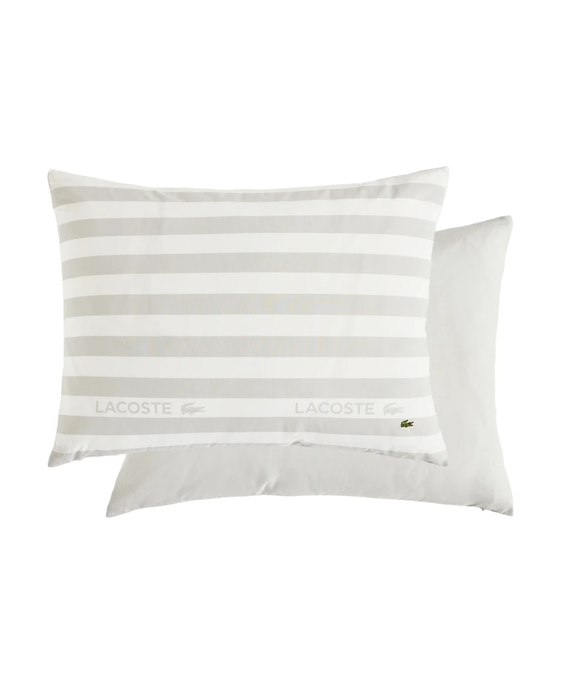 Closeout! Lacoste Home Court Stripe 2-Pc. Comforter Set, Twin