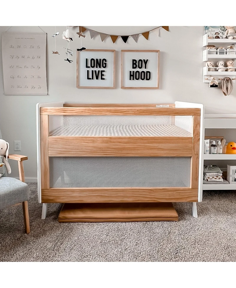 Halo Dream Inc. Breathable Mesh 3-in-1 Convertible Crib - Greenguard Gold Certified