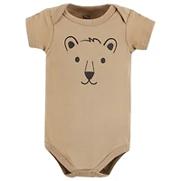 Hudson Baby Boys Unisex All-Season Cotton One-Piece Garment Set of 3