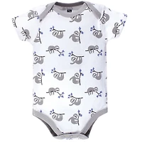 Hudson Baby Boys Cotton Bodysuits 5pk