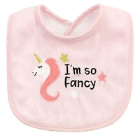 Hudson Baby Girls Cotton and Polyester Bibs