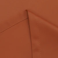 Kate Aurora Hotel Living 2 Pack 100% Blackout Grommet Top Orange Spice Curtain Panels