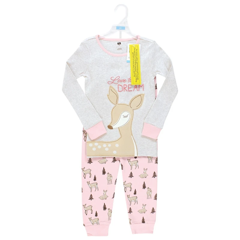 Hudson Baby Little Girls Hudson Cotton Pajama Set