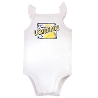 Touched by Nature Baby Girls 5Pk Natural Sleeveless Bodysuits
