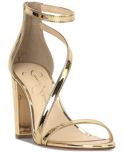 Jessica Simpson Sloyan Strappy High Heel Block Dress Sandals