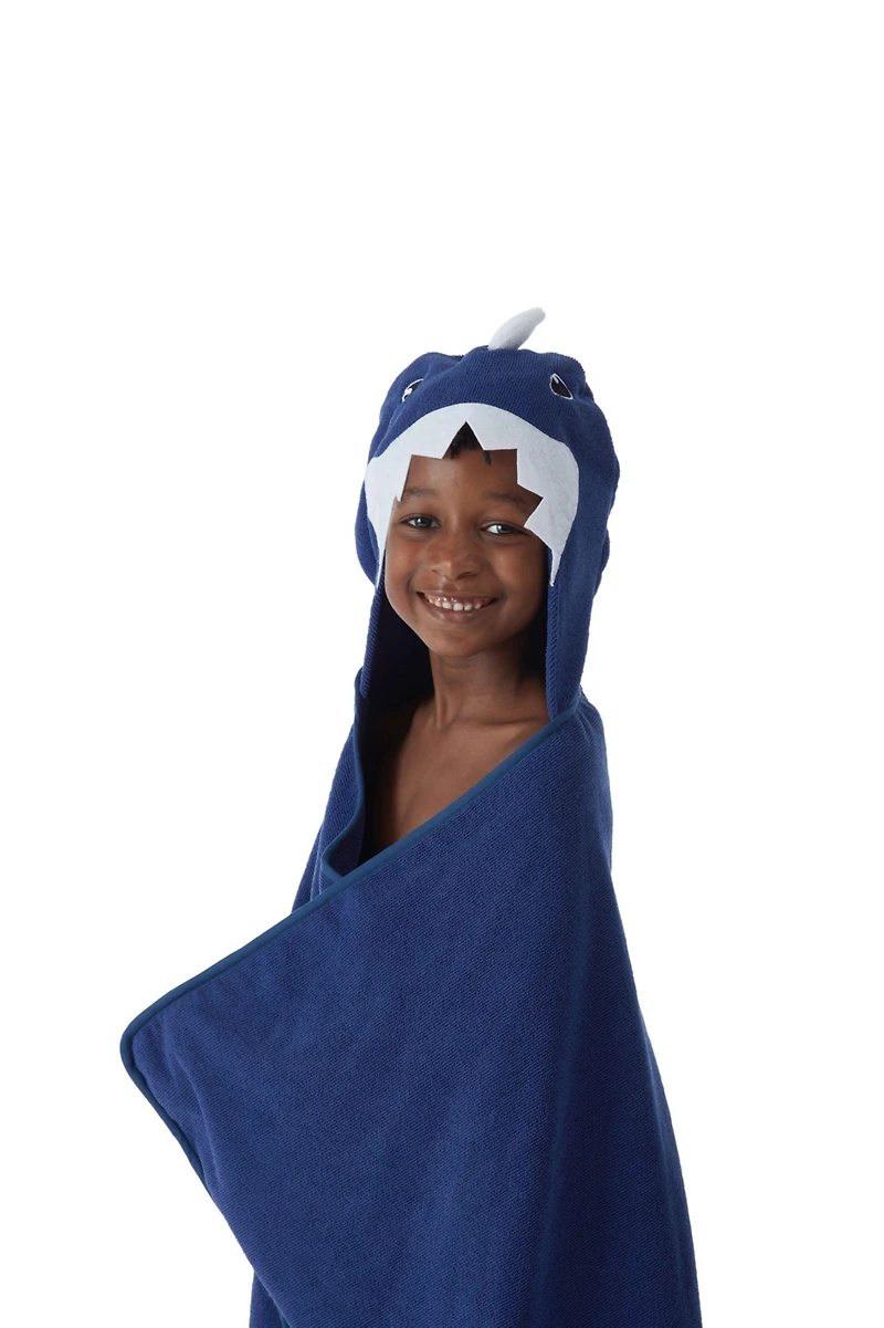 Kate Aurora Kate Aurora Complete 5 Piece Juvi Sharks Themed Fabric Shower Curtain Bathroom Set