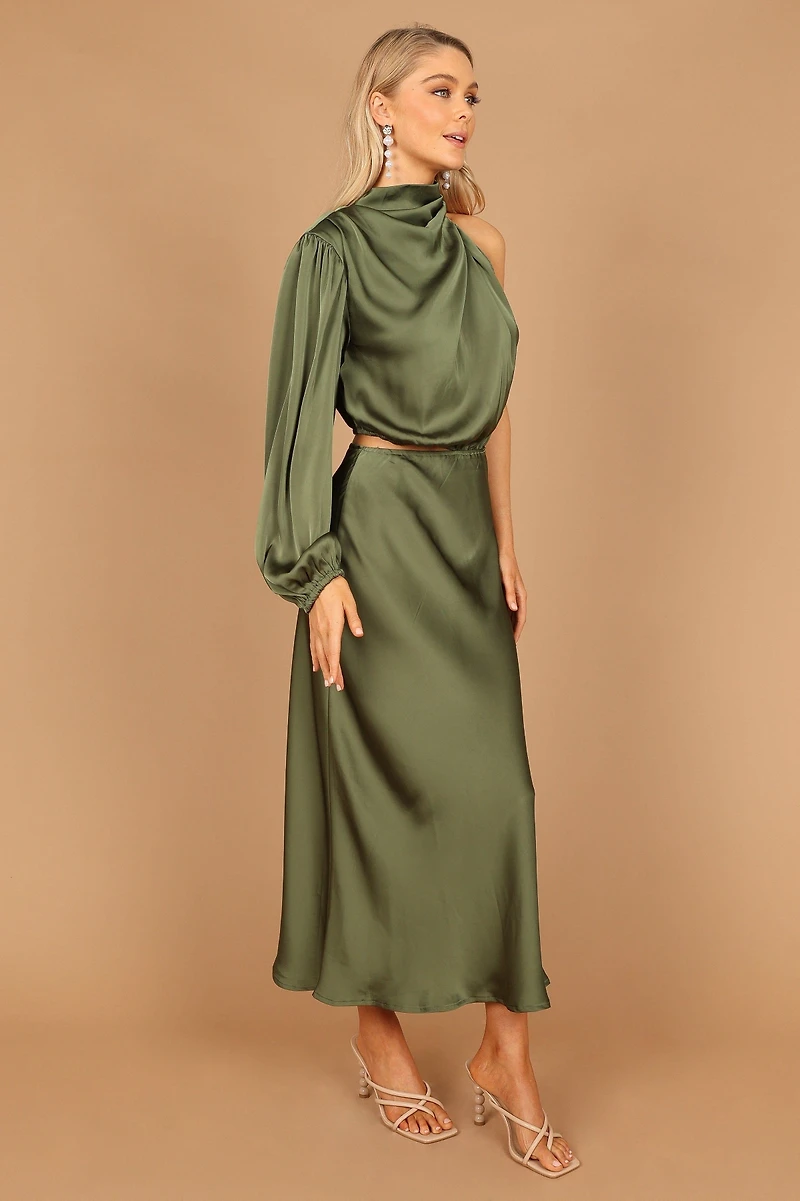 Petal and Pup Women's Amelie One Shoulder Maxi Dress