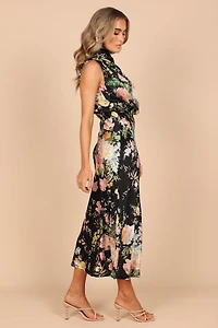 Petal and Pup Womens Anabelle Halter Neck Maxi Dress