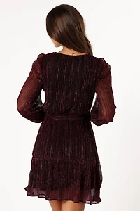 Glimmer Long Sleeve Mini Dress