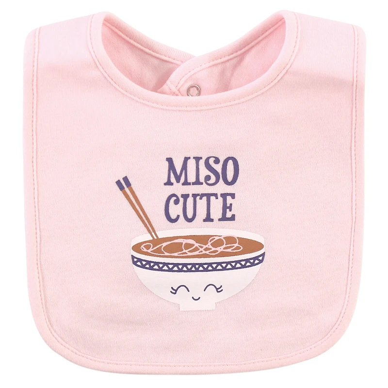 Hudson Baby Infant Girl Cotton Bibs