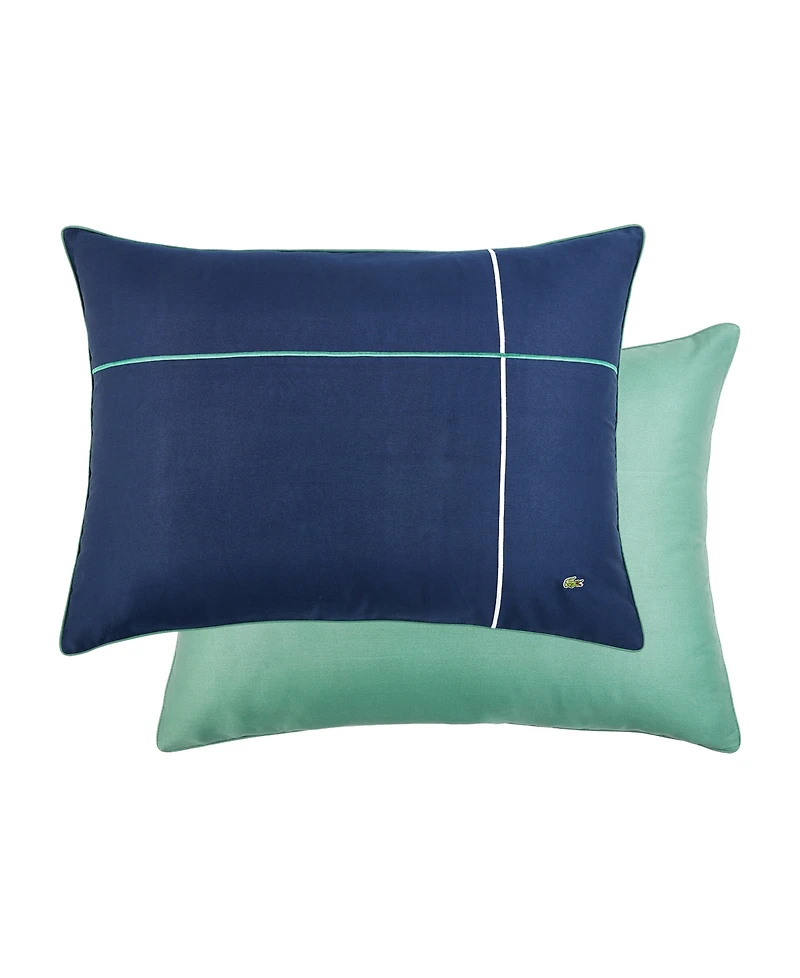 Lacoste Home Court Lines 3-Pc. Comforter Set, Full/Queen