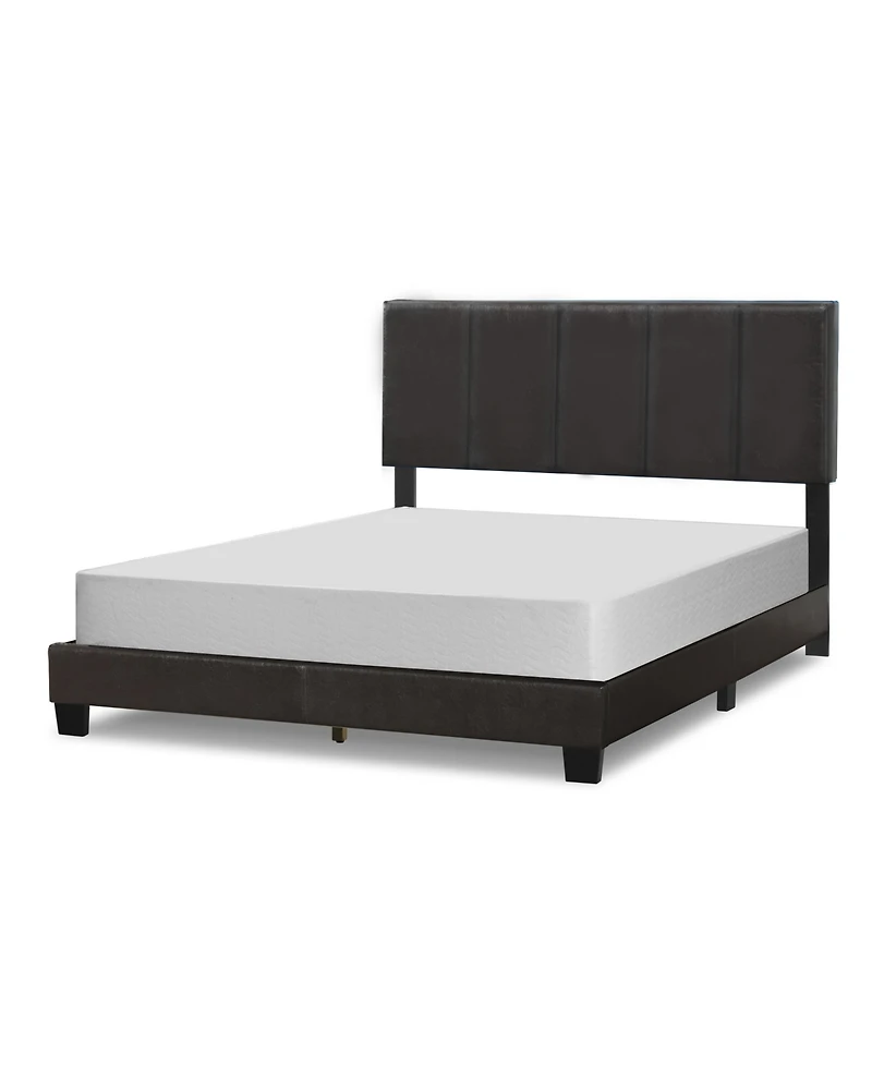 Glamour Home 46.5" Arty Polyester, Rubberwood Queen Bed