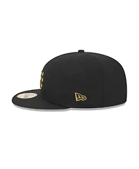 New Era Men's Black Los Angeles Dodgers 2024 Armed Forces Day On-Field 59FIFTY Fitted Hat