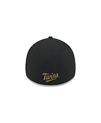 New Era Men's Black Minnesota Twins 2024 Armed Forces Day 39THIRTY Flex Hat
