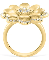 Effy Diamond Flower Statement Ring (5/8 ct. t.w.) in 14k Gold