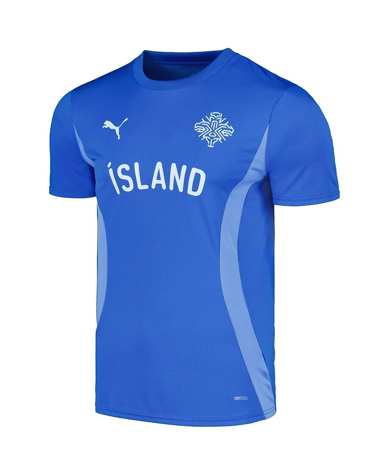 Puma Men's Blue Iceland National Team 2024 Pre-Match Jersey