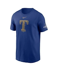 Nike Men's Royal Texas Rangers 2024 Gold Collection Logo T-Shirt
