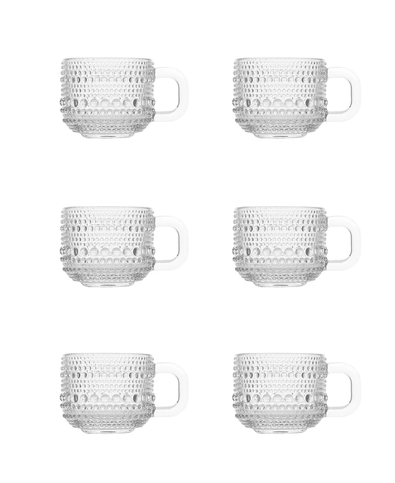 Fortessa Jupiter Clear Espresso Cup 3oz, Set of 6
