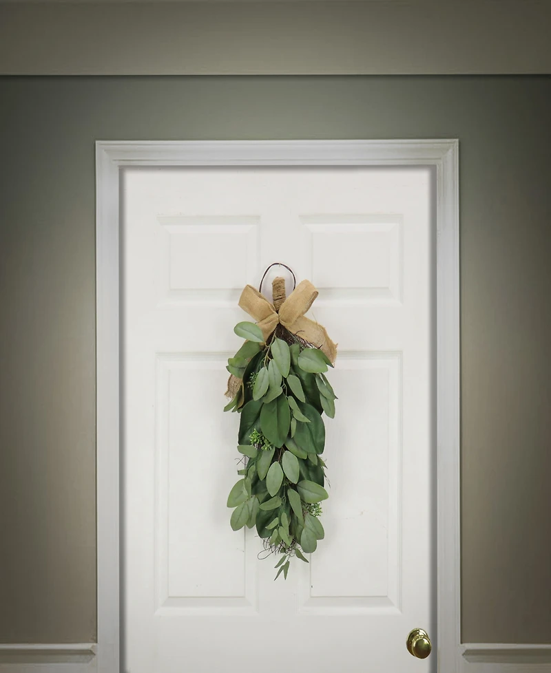 National Tree Company 26 Eucalyptus and Magnolia Leaf Swag
