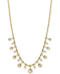 Effy Diamond Dangle 18" Collar Necklace (1-1/5 ct. t.w.) in 14k Gold