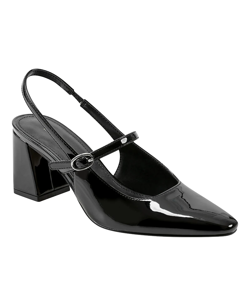 Marc Fisher Women's Lanai lock Heel Slingback Pumps