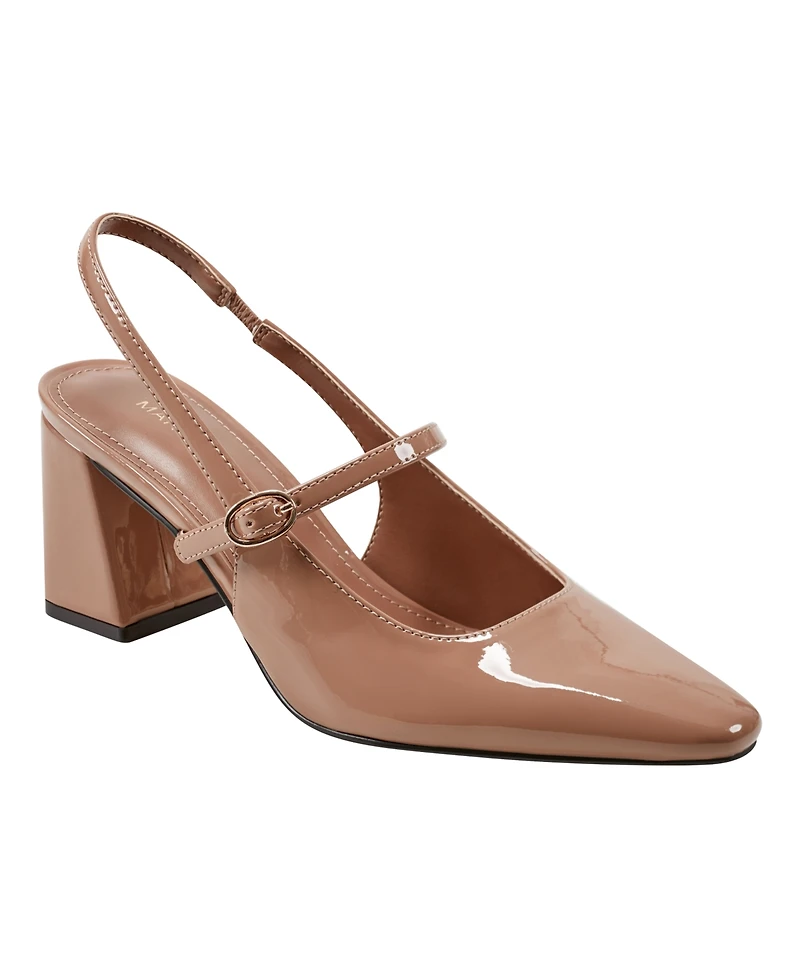 Marc Fisher Women's Lanai lock Heel Slingback Pumps