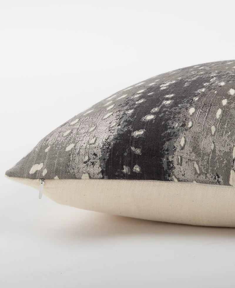 Rizzy Home Abstract Design Polyester Filled Decorative Pillow, 14" x 26"