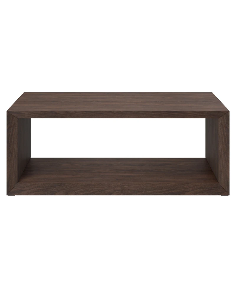 Hudson & Canal Osmond 48" Wide Rectangular Coffee Table in Alder
