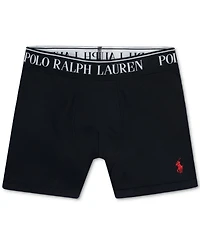 Polo Ralph Lauren Big Boys Stretch Boxer Briefs, Pack of 5