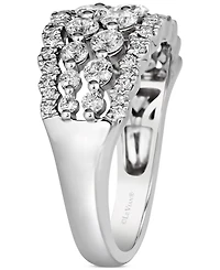 Le Vian Vanilla Diamond Openwork Multirow Ring (1-1/4 ct. t.w.) in Platinum