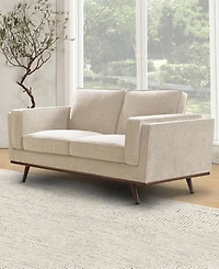 Abbyson Living Venice 67.5" Modern Fabric Loveseat