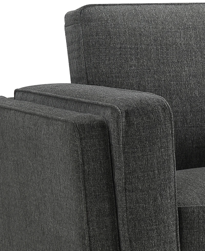 Abbyson Living Venice 42" Modern Fabric Chair