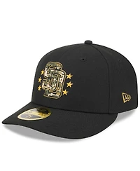 New Era Men's Black San Diego Padres 2024 Armed Forces Day Low Profile 59FIFTY Fitted Hat