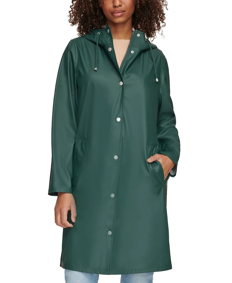 Levi's Women's Long Hooded Rain Coat