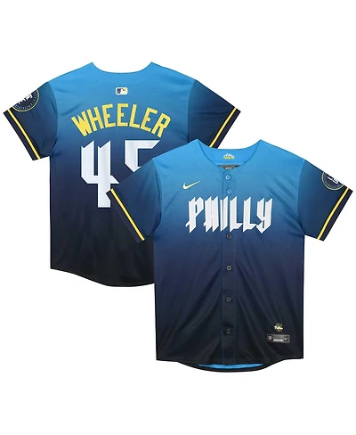 Nike Preschool Zack Wheeler Blue Philadelphia Phillies 2024 City Connect Limited Player Jersey