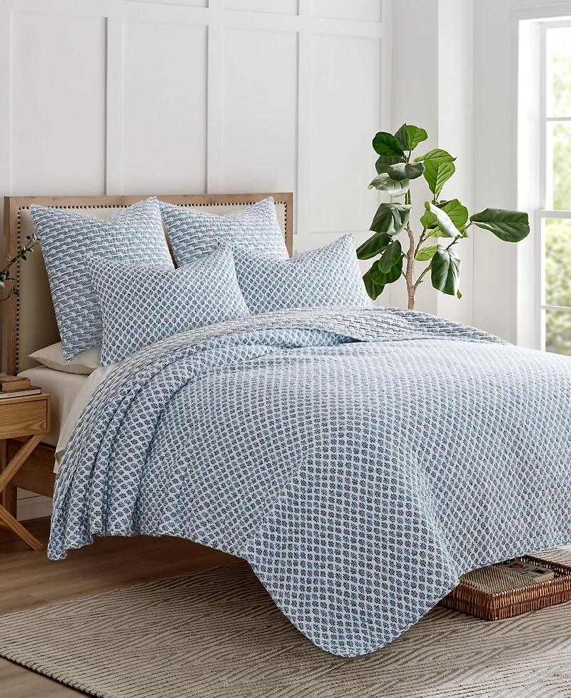 Levtex Aditya Reversible 3-Pc. Quilt Set, King/California King