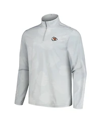 Tommy Bahama Men's Gray Chicago Bears Delray Frond IslandZone Half-Zip Sweatshirt