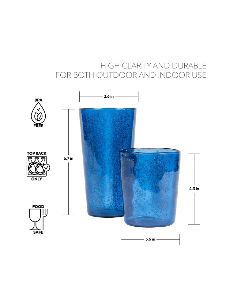 Fizz Bubbles 8 Piece Drinkware Set
