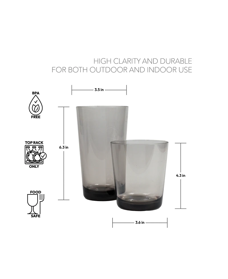 Simple 8 Piece Drinkware Set