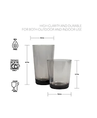 Simple 8 Piece Drinkware Set