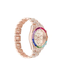 Ed Hardy Women's Quartz Shiny Rose Gold-Tone Alloy Watch 40mm