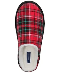 Club Room Men's Plaid Slippers, Created for Macy's